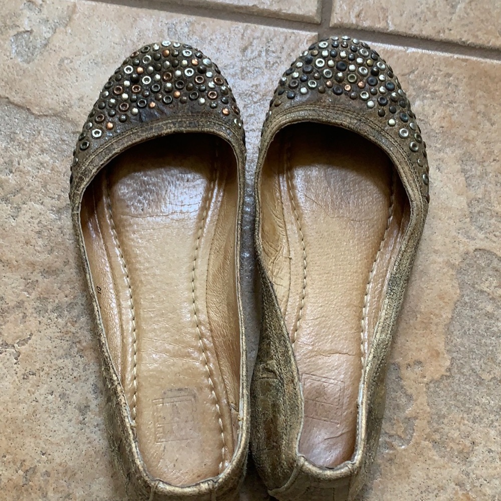 Frye Carson studded ballet flat